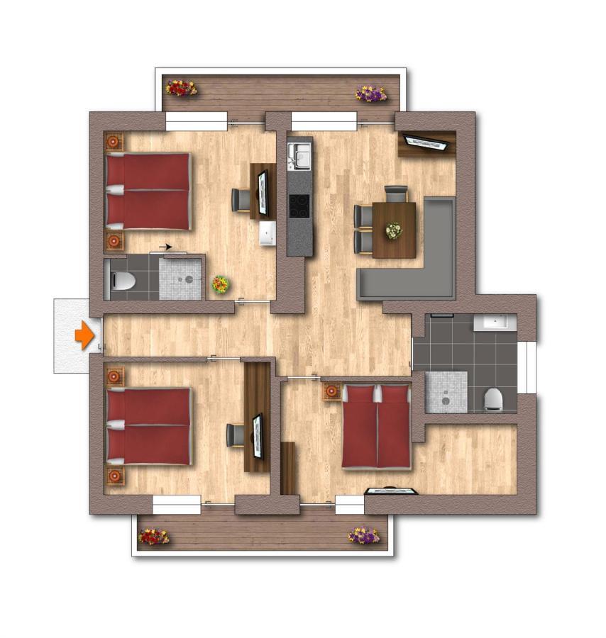 Alma Appartements Майрхофен Экстерьер фото