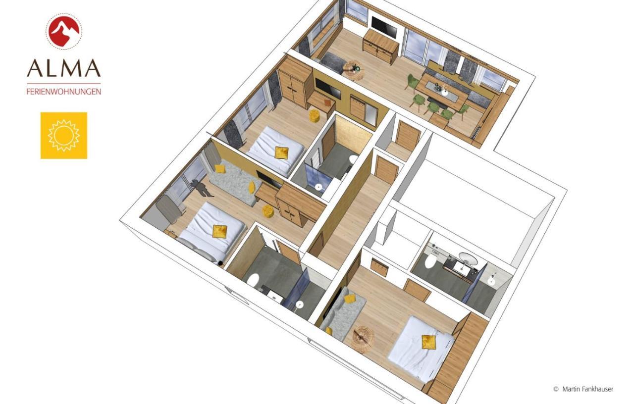Alma Appartements Майрхофен Экстерьер фото