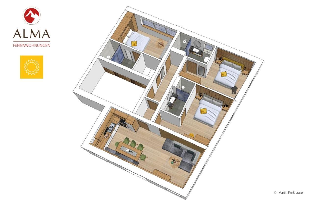 Alma Appartements Майрхофен Экстерьер фото